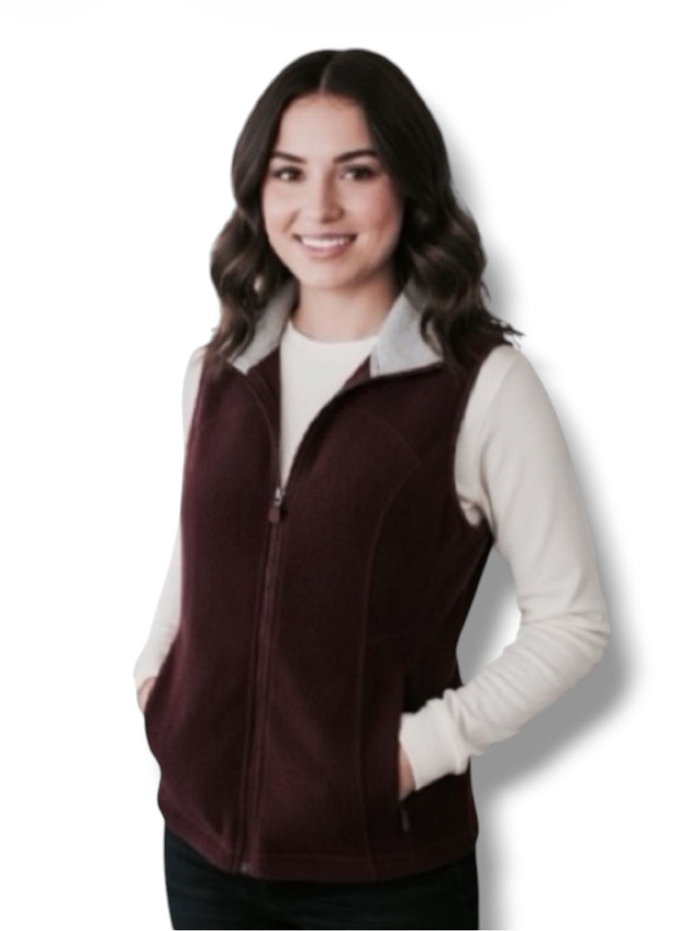 Eddie Bauer Vest Ruby Polartec Fleece Vintage Y2K Outdoor Gorpcore Women’s XL